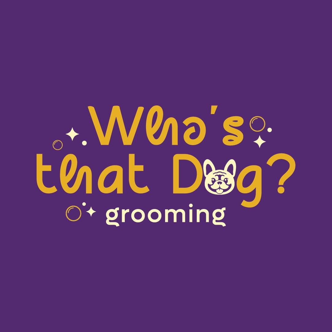 Who's That Dog? Grooming logo
